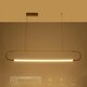 kelvo® GLOW KLV-101-0177 Κρεμαστό Φωτιστικό Οροφής LED 15W 1500lm 360° AC 220-240V IP20 Ρυθμιζόμενο Λευκό CCT με Χειριστήριο από 2700K έως 6000K Dimmable - Lumileds SMD Chip - Χρυσό Πλατίνα - Μ120 x Π3 x Υ17cm - 3 Χρόνια Εγγύηση - 15