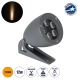  TREESPO 90468 Φωτιστικό Σποτ για Φυτά - Δέντρα LED 12W 1260lm 15° DC 24V Αδιάβροχο IP67 Ultra Θερμό Λευκό 2200K Dimmable - Bridgelux SMD Chip - Γκρι Ανθρακί - Μ9 x Π11 x Υ9cm - 3 Χρόνια Εγγύηση - 1