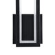 TIARA 61327 Φωτιστικό Τοίχου - Απλίκα Design LED CCT 12W 1440lm 360° AC 220-240V - Εναλλαγή Φωτισμού μέσω Διακόπτη On/Off All In One Ψυχρό 6000k+Φυσικό 4500k+Θερμό 2700k Μ12.5 x Π4 x Υ32cm - Μαύρο - 3 Years Warranty - 6