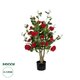 Artificial Garden RED ROSES 21070 Τεχνητό Διακοσμητικό Δέντρο Τριανταφυλλιά Μ50 x Π50 x Υ90cm