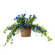 Artificial Garden MORNING GLORY HANGING PLANT 20636 Τεχνητό Κρεμαστό Διακοσμητικό Φυτό Ορτανσίας Y55cm - 4