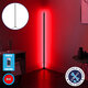 Μοντέρνο Minimal Επιδαπέδιο Μαύρο Φωτιστικό 250cm LED 40 Watt με Ασύρματο Χειριστήριο RF & Dimmer Κόκκινο  ALIEN Design GLOBO-250-4 - 1