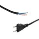 WHIP 77669 Μοντέρνο DIY Φωτιστικό με Υφασμάτινο Καλώδιο, Ντουί 1 x E27 & Διακόπτη On/Off AC 220-240V IP20 - Μαύρο - Μ140 x Π2.7 x Υ1.9cm - 2