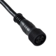 WWCONNECTOR 90707 5 Pin Σύνδεσμος Τροφοδοσίας I για Wall Washers & Προβολείς με Είσοδο 1 x Αρσενικό Βύσμα & Έξοδο 1 x Θηλυκό Βύσμα Αδιάβροχο IP65 - Μαύρο - Μ25.5 x Π17 x Υ2cm - 3
