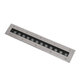 UNDERGROUND-REMVI 90193 Χωνευτή Μπάρα Φωτισμού Wall Washer LED 12W 1020lm 10° DC 24V Αδιάβροχο IP68 RGBW Dimmable DMX512 - Ανοξείδωτο Ατσάλι 304 - Μ50 x Π9 x Υ7.2cm / Q48.5 x 7.5cm - 3 Χρόνια Εγγύηση