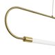 kelvo® GLOW KLV-101-0177 Κρεμαστό Φωτιστικό Οροφής LED 15W 1500lm 360° AC 220-240V IP20 Ρυθμιζόμενο Λευκό CCT με Χειριστήριο από 2700K έως 6000K Dimmable - Lumileds SMD Chip - Χρυσό Πλατίνα - Μ120 x Π3 x Υ17cm - 3 Χρόνια Εγγύηση - 7