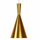 Μοντέρνο Κρεμαστό Φωτιστικό Οροφής Μονόφωτο Χρυσό Μεταλλικό Καμπάνα Φ18  HUZHOU 01546 - 3