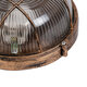 BOATLIGHT 61587 Vintage Industrial Φωτιστικό Τοίχου - Απλίκα - Καραβοχελώνα Εξωτερικού Χώρου Μονόφωτο 1 x E27 AC220-240V Αδιάβροχο IP65 - Σώμα Αλουμινίου & Tempered Glass - Φ17.5 x Υ9cm - Αντικέ Μπρονζέ - Στρόγγυλο - 5 Years Warranty - 6