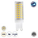 TUBΙTO 60391 Λάμπα G9 63mm LED 4W 564lm 360° AC 220-240V IP20 Φυσικό Λευκό 4500K Dimmable - Lumileds SMD Chip - Μ1.8 x Π1.8 x Υ6.3cm - 3 Χρόνια Εγγύηση - 1