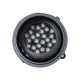 FLOOD-MILO 90738 Κινούμενος Προβολέας - Σποτ Φωτισμού Wall Washer για Φωτισμό Κτιρίων LED 24W 2280lm 10° AC 220-240V Αδιάβροχο IP67 Φ22 x Υ30cm Φυσικό Λευκό 4500K - Γκρι Ανθρακί - 3 Χρόνια Εγγύηση - 5