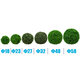 78503 Artificial - Συνθετικό Τεχνητό Διακοσμητικό Φυτό Θάμνος Πυξάρι Πράσινο Φ27cm