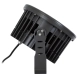 FLOODNEVA 90397 Προβολέας Σποτ Wall Washer LED 54W 4590lm 30° DC 24V Αδιάβροχο IP65 Ultra Θερμό Λευκό 2200K Dimmable - Bridgelux SMD Chip - Μαύρο - Μ24.5 x Π24.5 x Υ14.7cm - 3 Χρόνια Εγγύηση - 5
