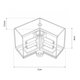 HEXON GLB-101-0095 Σύνδεσμος V 120° AC 220-240V IP20 - Διάφανο - Μ7 x Π2.5 x Υ4cm - 3