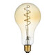 99164 Λάμπα LED Soft S Spiral Filament E27 PS30 CHERRY Γλόμπος 4W 280lm 360° AC 220-240V IP20 Φ9.5 x Υ13.4cm Ultra Θερμό Λευκό 2200K με Μελί Γυαλί Dimmable - 3 Χρόνια Εγγύηση - 2