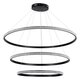 kelvo® DIAMOND KLV-101-0241 Κρεμαστό Φωτιστικό Οροφής LED 150W 15000lm 180° AC 220-240V IP20 Ρυθμιζόμενο Λευκό CCT με Χειριστήριο από 2700K έως 6000K Dimmable - Lumileds SMD Chip - Μαύρο Ματ - Μ100 x Π100 x Υ100cm - 3 Χρόνια Εγγύηση - 3