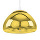 CRISTIN 00757 Μοντέρνο Κρεμαστό Φωτιστικό Οροφής Μονόφωτο 1 x G4 AC 230V Χρυσό Γυάλινο Φ18 x Υ13cm - 2