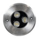 UNDERGROUND-FANI S-90979 Χωνευτό Φωτιστικό Σποτ Δαπέδου LED 12W 1080lm 60° DC 24V Αδιάβροχο IP68 Φ10 x Υ7.5cm Θερμό Λευκό 2700K - Ανοξείδωτο Ατσάλι - 4