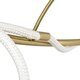 kelvo® GLOW KLV-101-0151 Φωτιστικό Οροφής LED 89W 8900lm 360° AC 220-240V IP20 Ρυθμιζόμενο Λευκό CCT με Χειριστήριο από 2700K έως 6000K Dimmable - Lumileds SMD Chip - Χρυσό Πλατίνα - Μ150 x Π150 x Υ30cm - 3 Χρόνια Εγγύηση - 8
