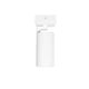 kelvo® SPOTA KLV-101-0135 Μοντέρνο Κινούμενο Φωτιστικό Σποτ Οροφής με Ντουί 1 x GU10 90° AC 220-240V IP20 - Λευκό Ματ - Μ7 x Π6 x Υ14cm - 5