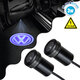 81628 VOLKSWAGEN Ghost Car Brand Logo Projector - Προτζέκτορας Προβολής Μάρκας Αυτοκινήτου LED CREE XHP35 3W 240lm 120° DC 12V IP20 Ψυχρό Λευκό 6000K