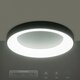 kelvo® SALEM KLV-101-0281 Φωτιστικό Οροφής LED 105W 10500lm 120° AC 220-240V IP20 Ρυθμιζόμενο Λευκό CCT με Χειριστήριο από 2700K έως 6000K Dimmable - Lumileds SMD Chip - Μαύρο Ματ - Μ60 x Π60 x Υ8.5cm - 3 Χρόνια Εγγύηση - 14