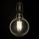 99055 Λάμπα LED Long Filament E27 G125 Γλόμπος 12W 1320lm 360° AC 220-240V IP20 Φ12.5 x Υ18cm Φυσικό Λευκό 4000K με Διάφανο Γυαλί - Dimmable - 3 Years Warranty - 5