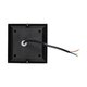 STEPINI GLB-103-0035 Φωτιστικό Σκαλοπατιού / Διαδρόμου LED 3W 270lm 45° AC 220-240V Αδιάβροχο IP65 Θερμό Λευκό 2700K - Sanan SMD Chip - Μαύρο Ματ - Μ11.5 x Π3 x Υ11.5cm - 3 Χρόνια Εγγύηση - 8