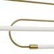 kelvo® GLOW KLV-101-0178 Κρεμαστό Φωτιστικό Οροφής LED 28W 2800lm 360° AC 220-240V IP20 Ρυθμιζόμενο Λευκό CCT με Χειριστήριο από 2700K έως 6000K Dimmable - Lumileds SMD Chip - Χρυσό Πλατίνα - Μ167 x Π7 x Υ24cm - 3 Χρόνια Εγγύηση - 10
