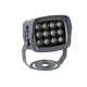 FLOODXENA 90122 Προβολέας Σποτ Wall Washer LED 12W 1380lm 10° AC 220-240V Αδιάβροχο IP65 Φυσικό Λευκό 4500K - Bridgelux SMD Chip - Γκρι Ανθρακί Ματ - Μ13.5 x Π11.5 x Υ15cm - 3 Χρόνια Εγγύηση - 6