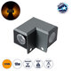 WALLDONA 90730 Γωνιακό Φωτιστικό LED 10W 1050lm 10° DC 24V Αδιάβροχο IP66 Ultra Θερμό Λευκό 2200K Dimmable - CREE XPE Chip - Γκρι Ανθρακί - Μ8 x Π8 x Υ6cm - 3 Χρόνια Εγγύηση