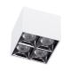  LUMINAR 60334 Downlight Σποτ LED 14W 1960lm 36° AC 220-240V IP20 Φυσικό Λευκό 4500K - Osram SMD Chip & TÜV SÜD Driver - Λευκό Ματ - Μ8.2 x Π8.2 x Υ6.6cm - 5 Χρόνια Εγγύηση - 3