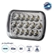 85421 Φανάρι JEEP WRANGLER Βασικού Φωτισμού H4 H/L LED CREE CXB COB 45W 4500lm DC 9-80V Αδιάβροχο IP67 Ψυχρό Λευκό 6000K Μ17 x Π11 x Υ5.5cm - 1