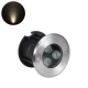 UNDERGROUND-FANI S-90979 Χωνευτό Φωτιστικό Σποτ Δαπέδου LED 12W 1080lm 60° DC 24V Αδιάβροχο IP68 Φ10 x Υ7.5cm Θερμό Λευκό 2700K - Ανοξείδωτο Ατσάλι - 2