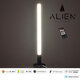 ALIEN-DIVA-BLACK-50-2 ALIEN Design DIVA Μοντέρνο Minimal Nordic Μεταλλικό Φωτιστικό Επιτραπέζιο - Πορτατίφ - Λαμπατέρ Μαύρο LED 8W 1040lm με Ασύρματο Χειριστήριο RF & Dimmer IP20 Φυσικό Λευκό 4500K Μ3 x Π1.6 x Υ50cm - 4