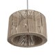 ZYLINDER 205-0022 Boho Κρεμαστό Φωτιστικό Οροφής με Ντουί 1 x E27 AC 220-240V IP20 - Μπεζ - M50 x Π50 x Υ32cm - 6