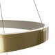 NEMESIS TRIO 61169-DECO Μοντέρνο Κρεμαστό Φωτιστικό Οροφής LED 100W 12123lm 360° AC 220-240V IP20 Ρυθμιζόμενο Λευκό CCT με Χειριστήριο από 2700K έως 6000K Dimmable - Lumileds SMD Chip - Χρυσό Βούρτσας - Μ60 x Π60 x Υ60cm - 3 Χρόνια Εγγύηση - 7