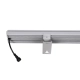 WASHERMOZA 90163 Μπάρα Φωτισμού Wall Washer LED 48W 4080lm 10-30° DC 24V Αδιάβροχο IP66 Πολύχρωμο RGB Dimmable - Bridgelux SMD Chip - Γκρι Ανθρακί - Μ100 x Π8.5 x Υ4cm - 3 Χρόνια Εγγύηση - 7