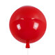 BALLOON 00652 Μοντέρνο Παιδικό Φωτιστικό Οροφής Μονόφωτο Κόκκινο Πλαστικό Μπάλα Φ30 x Υ33cm - 1