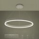 kelvo® VENOM KLV-101-0191 Κρεμαστό Φωτιστικό Οροφής LED 67W 6700lm 120° AC 220-240V IP20 Ρυθμιζόμενο Λευκό CCT με Χειριστήριο από 2700K έως 6000K Dimmable - Lumileds SMD Chip - Λευκό Ματ - Μ80 x Π80 x Υ6.5cm - 3 Χρόνια Εγγύηση - 13
