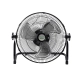 SOLARO-FAN 85352 Solar Fan Αυτόνομος Ηλιακός Επιδαπέδιος Ανεμιστήρας 25W 2 Λειτουργιών Ρεύματος με AC 220-240V ή με Φωτοβολταϊκό Panel 9V 12W & Επαναφορτιζόμενη Μπαταρία Li-ion 7.4V 4400mAh - 12 Ταχύτητες - Ενσωματωμένο USB 2.0 Charger Συσκευών - IP20 - Μ42 x Π20 x Υ35cm - Μαύρο & Ασημί - 2 Years Wa - 4