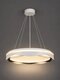 LOTUS GLB-101-0100 Μοντέρνο Κρεμαστό Φωτιστικό Οροφής LED 72W 7200lm 120° AC 220-240V IP20 Ρυθμιζόμενο Λευκό CCT με Χειριστήριο από 2700K έως 6000K Dimmable - Lumileds SMD Chip - Λευκό & Μαύρο Ματ - Μ50 x Π50 x Υ9.5cm - 3 Χρόνια Εγγύηση - 3