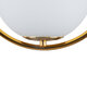 MADRID 00932 Μοντέρνο Κρεμαστό Φωτιστικό Οροφής Μονόφωτο Χρυσό Μεταλλικό Γυάλινο Μπάλα Μ30 x Π20 x Υ30cm - 7