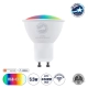  SMARTME 60487 Σποτ GU10 MR16 Smart Home WiFi με Λειτουργία μέσω Tuya APP LED 5.5W 550lm 120° AC 220-240V IP20 Πολύχρωμο RGBW+WW Dimmable - Bridgelux Chip - Μ5 x Π5 x Υ6.5cm - 3 Χρόνια Εγγύηση