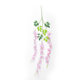 Artificial Garden PALE PINK WISTERIA FLOWER BRANCH 21511 Σετ 12 Τεχνητά Διακοσμητικά κλαδιά Βιστέριας Απαλό Ροζ Φ45 x Υ120cm