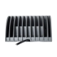 FLOOD-DENA 90485 Επιτοίχιος Προβολέας Wall Washer για Φωτισμό Κτιρίων - Απλίκα & Δαπέδου LED 16W 1440lm 5° DC 24V Αδιάβροχο IP67 Μ15.5 x Π13 x Υ9.1cm Θερμό Λευκό 2700K - Γκρι Ανθρακί - 3 Years Warranty - 5