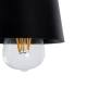  LANA 01425 Μοντέρνο Κρεμαστό Φωτιστικό Οροφής με Ντουί 3 x E27 AC 220-240V IP20 - Μαύρο & Καφέ - Μ60 x Π13 x Υ18cm - 7