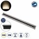 UNDERGROUNDREMVI 90880 Χωνευτή Μπάρα Φωτισμού Wall Washer LED 12W 1320lm 10° DC 24V Αδιάβροχο IP68 φυσικό Λευκό 4500K Dimmable - Bridgelux SMD Chip - Ανοξείδωτο Ατσάλι SS316 - Μ100 x Π9 x Υ7.2cm / Q98.2 x 7.6cm - 3 Χρόνια Εγγύηση - 1