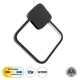  MARY 61082 Μοντέρνο Κρεμαστό Φωτιστικό Οροφής LED 12W 1440lm 300° AC 220-240V IP20 Ρυθμιζόμενο Λευκό CCT με On/Off 2700K/4500K/6000K - Lumileds SMD Chip - Μαύρο - Μ20 x Π2.3 x Υ28.5cm - 3 Χρόνια Εγγύηση - 2