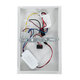 CROWN 61371 Μοντέρνο Φωτιστικό Τοίχου - Απλίκα Ξενοδοχείου Bed Side LED 5W 550lm 120° AC 220-240V - Reading Light - Φορτιστής USB 3A - Μ15 x Π15 x Υ23cm - Φυσικό Λευκό 4500K - Λευκό - 5