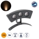  TREEPLANTE 90514 Κυρτή Μπάρα Φωτισμού Wall Washer για Φυτά - Δέντρα LED 3W 315lm 15° DC 24V Αδιάβροχο IP67 Ultra Θερμό Λευκό 2200K Dimmable - Bridgelux SMD Chip - Γκρι Ανθρακί - Μ11 x Π3 x Υ8.2cm - 3 Χρόνια Εγγύηση